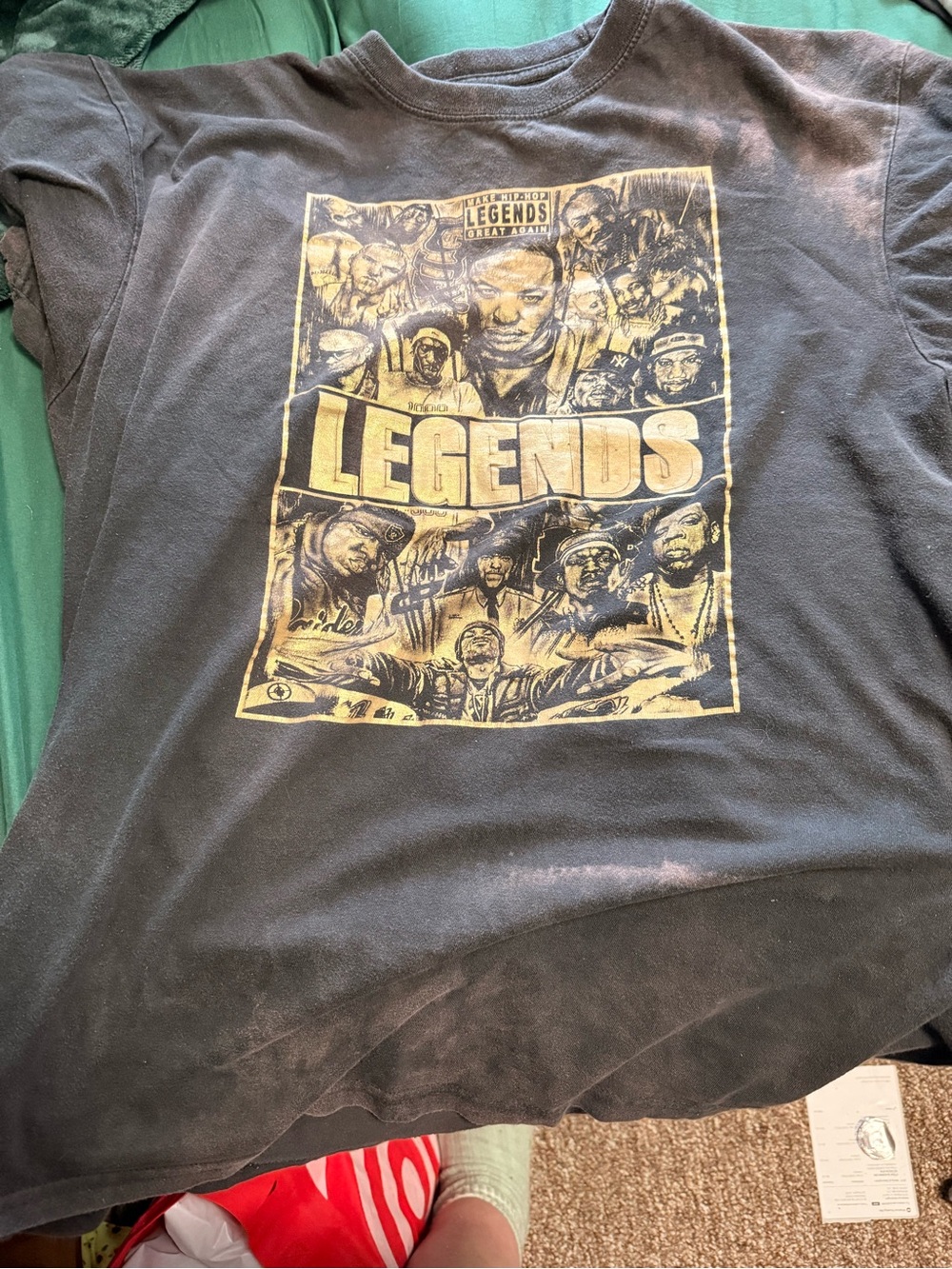 Legends Graphic Short Sleeve Tee - Black & Gold